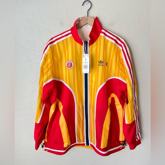 Adidas x Eric Emanuel McDonalds Basketball Warm-Up Jacket reversible NWT small - Picture 2 of 12